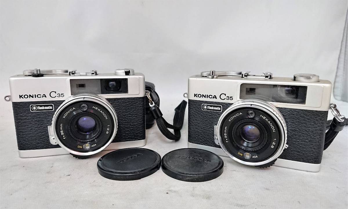 希少☆ KONICA コニカ C35 Flashmatich フラッシュマチック 前期 後期