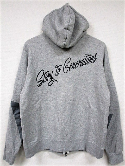 WHIZ 18SS ZIP HOODIE ジップパーカー グレー L N80/A5382 メンズ