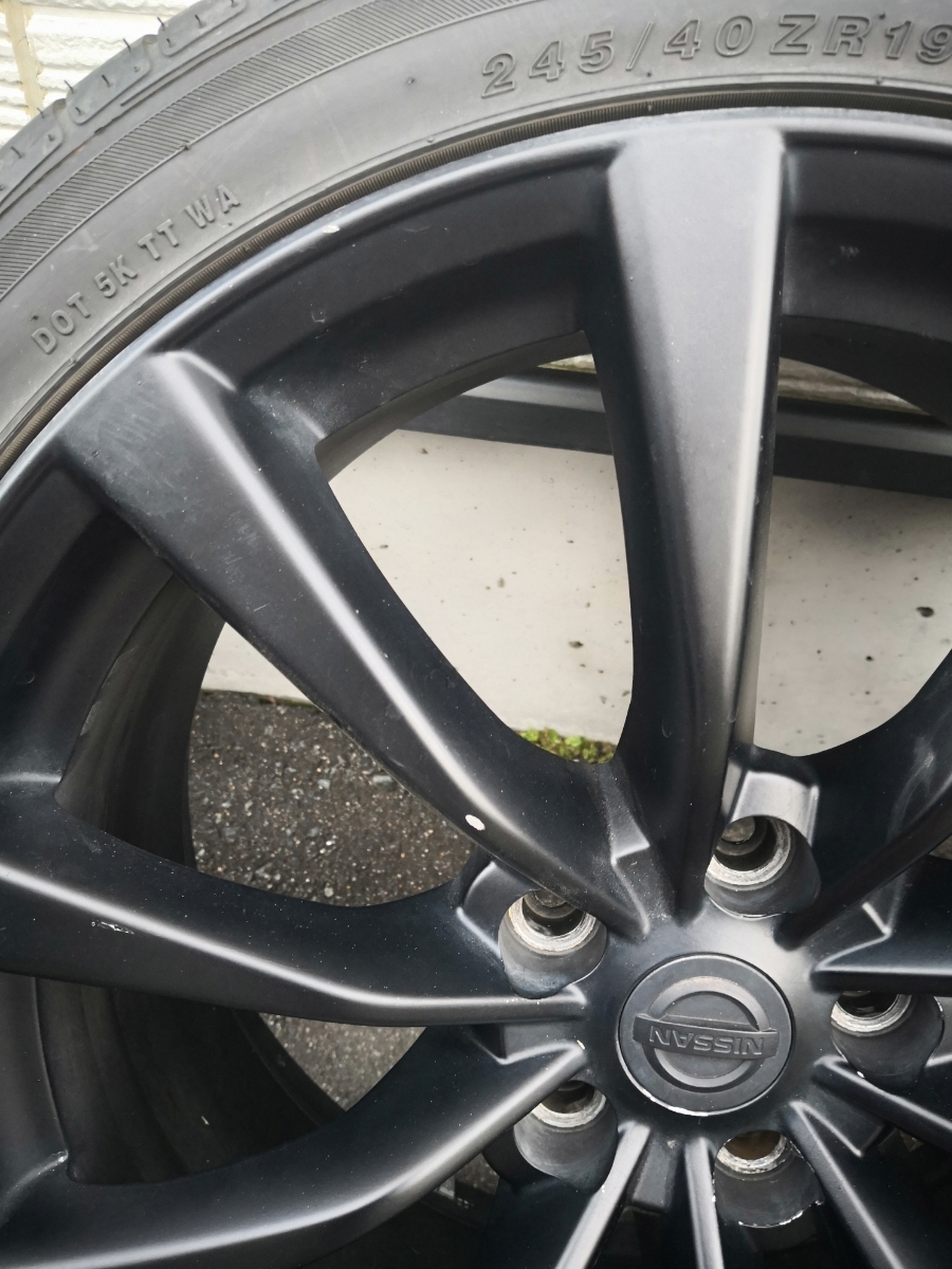 日産 V36/CKV36/エンケイ スカイライン クーペ 純正ホイール 19インチ 