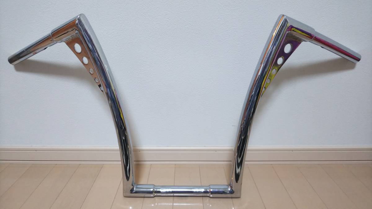 16インチ ハンドルバー クローム 1インチ ハンドル Zバー バー 