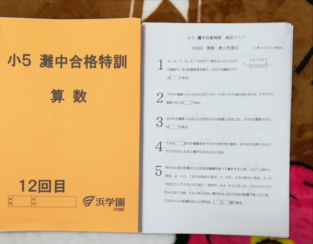 【合格実績あり！】浜学園 小5 最高レベル特訓 全巻（2024年度版） 本 【合格実績あり！】浜学園 小5 最高レベル特訓 全巻（2024年度版）