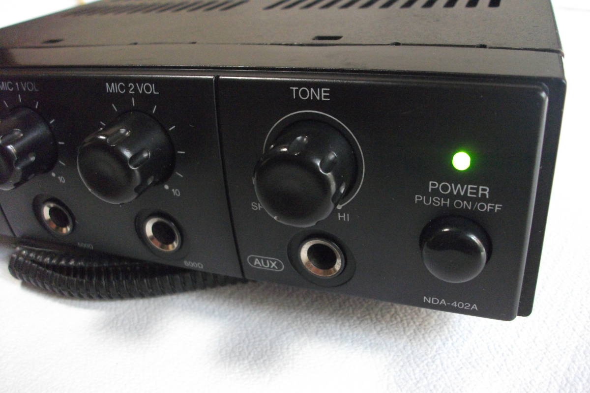 UNI-PEX NDA-402A アンプセット 街宣 選挙 スピーカー 車載 UNI-PEX