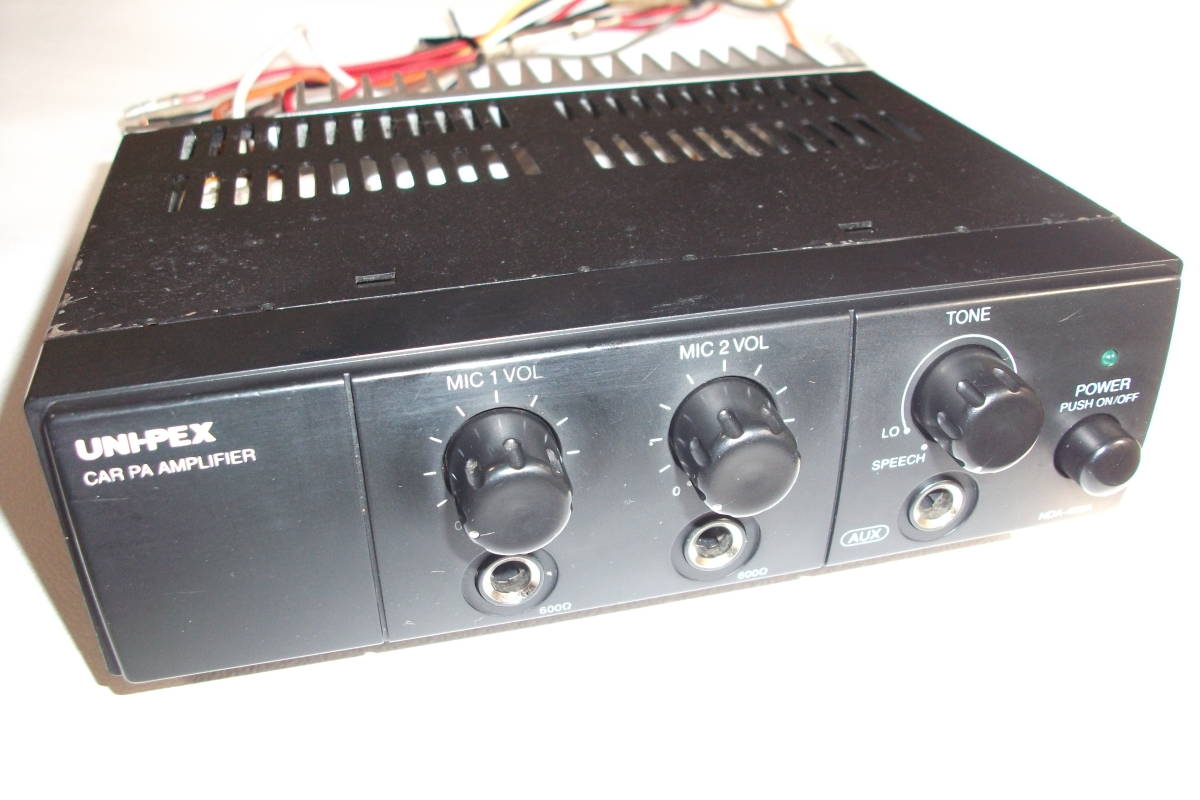 UNI-PEX NDA-402A アンプセット 街宣 選挙 スピーカー 車載