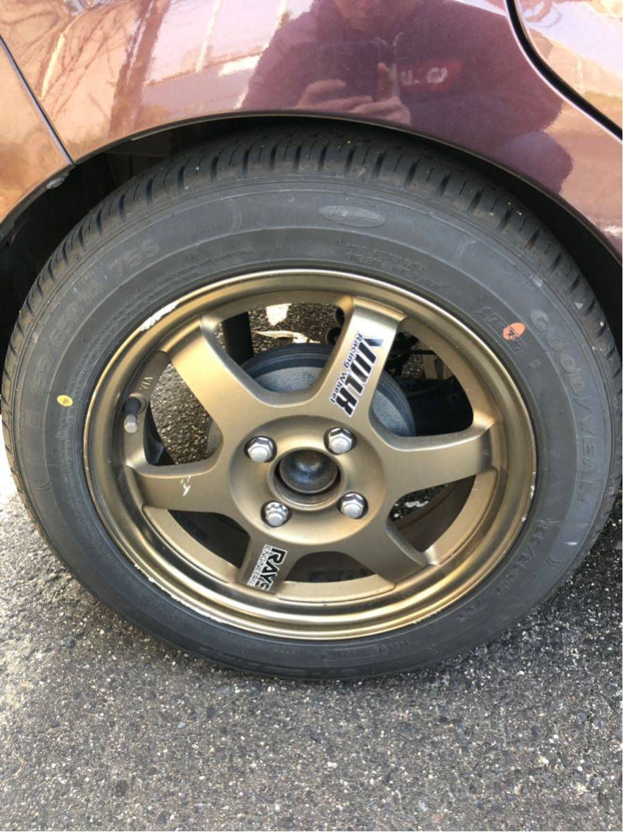 RAYS VOLK RACING TE37 14インチ 5J ＋45 100-4H 【公式通販】