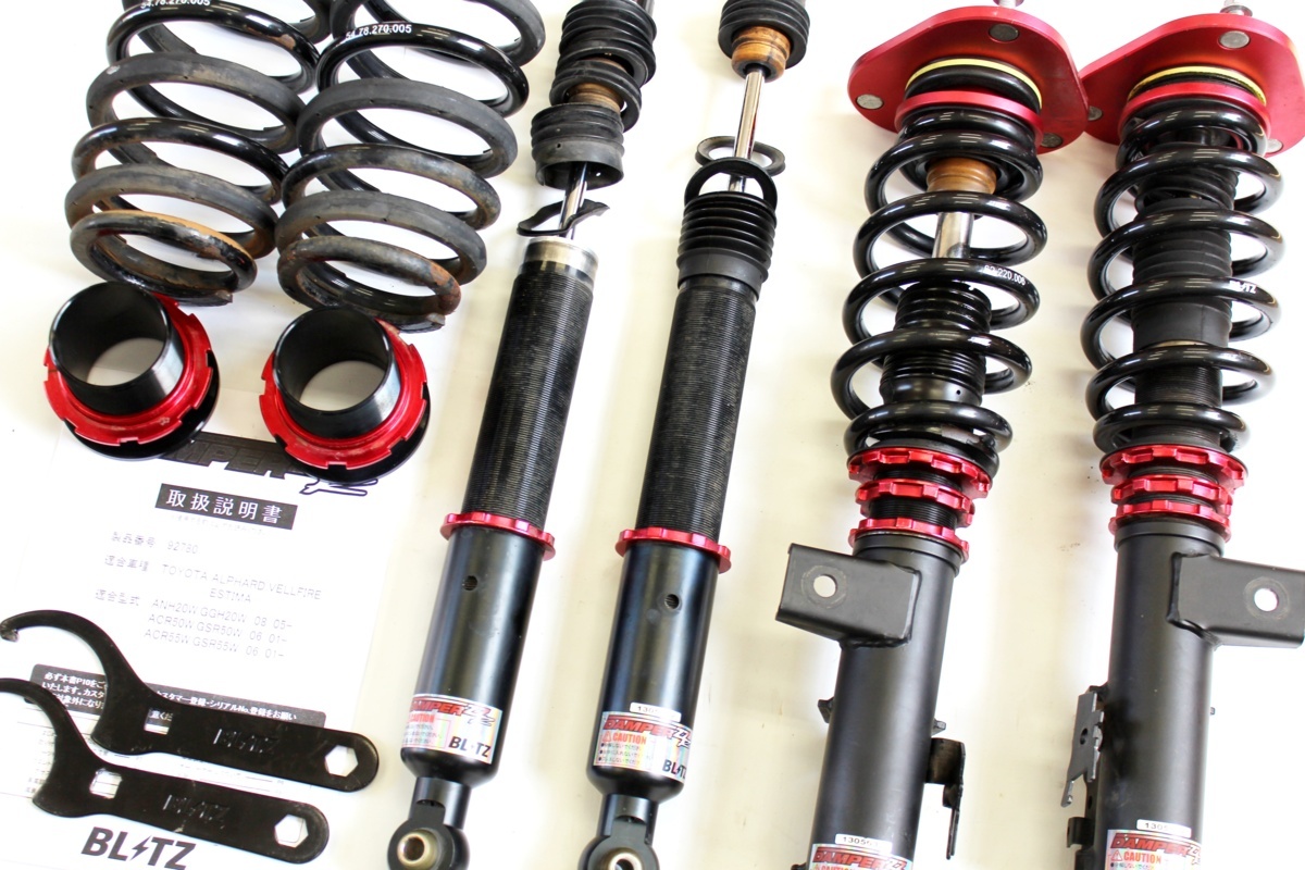 アルファード ヴェルファイア GGH20 ANH20 BLITZ DAMPER ZZ-R 車高調