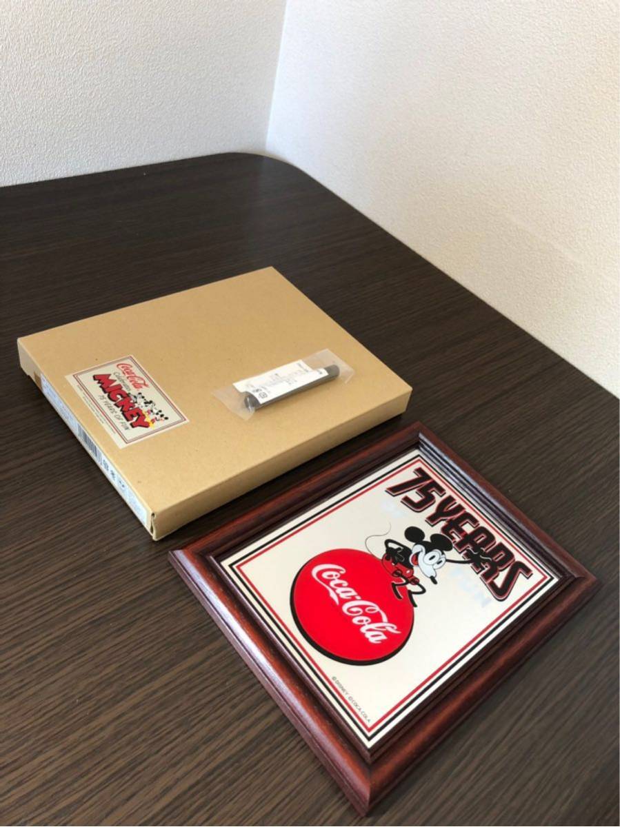 限定】ディズニーmickey×コカコーラ/アートミラー パブミラー