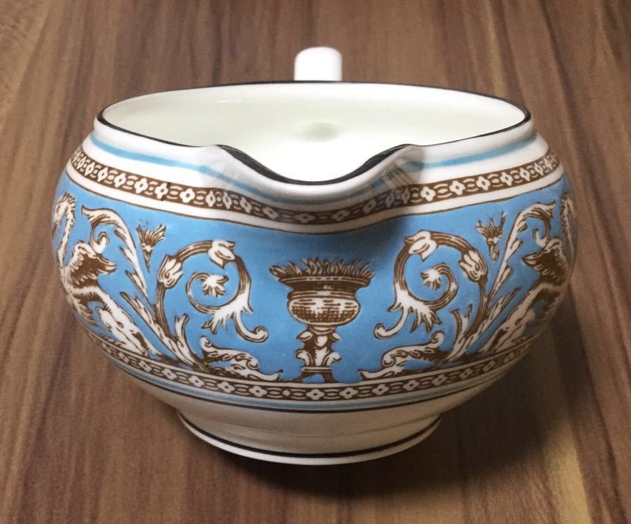 ウエッジウッド フロレンティーンターコイズ 20cm サラダ ボウル 美品