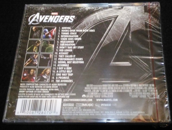 Avengers Alan The Silvestri ⁄ アベンジャーズ - アラン
