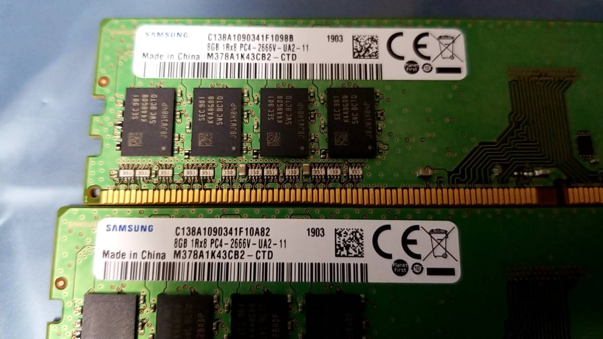 DDR4 PC4-2666V 8GB×2枚 計16GB_1