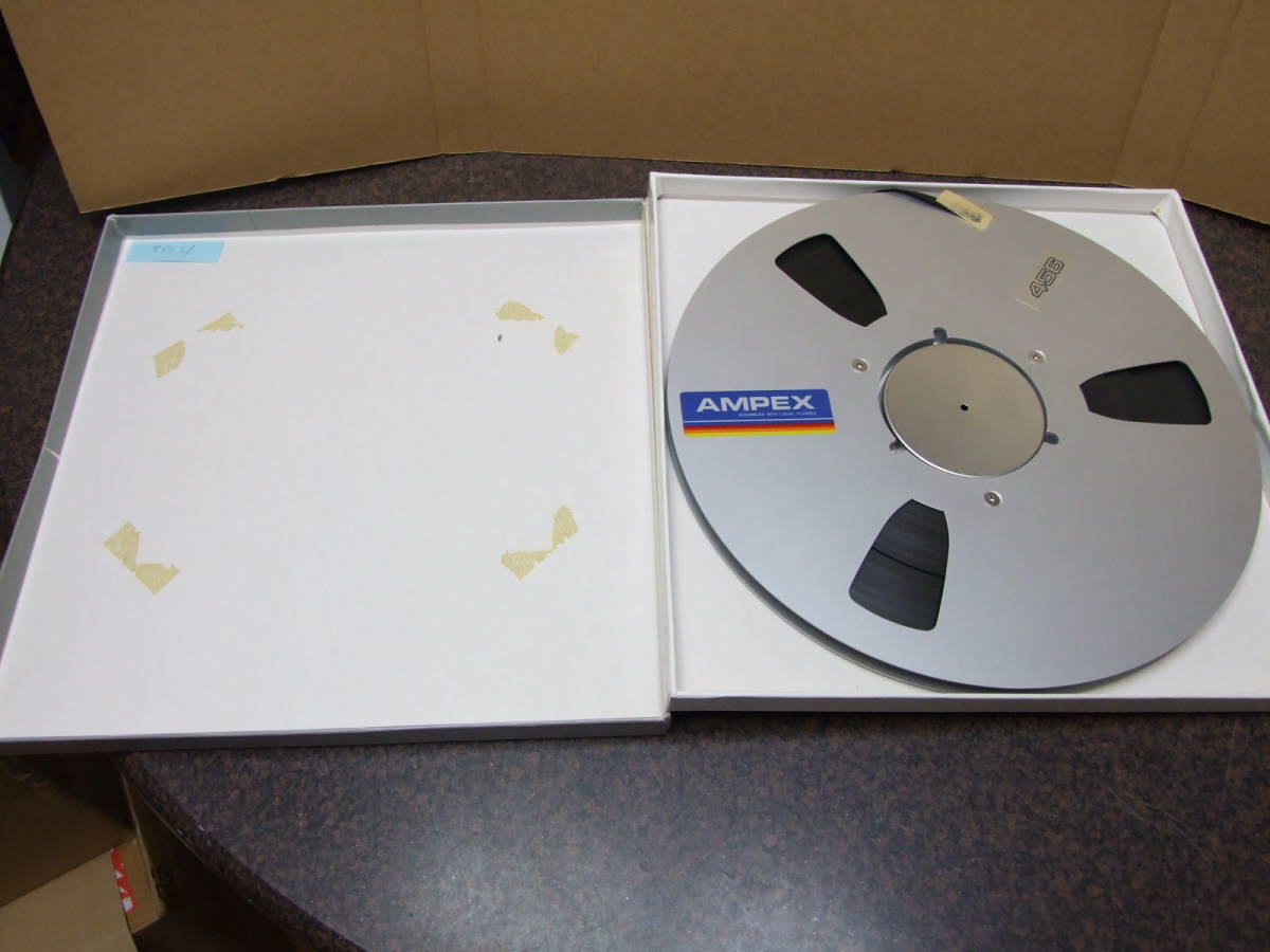 オープンリールテープ □ Ampex456 10号 Ampex Scotch 「ampex+456」の 