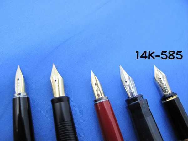 PILOT 万年筆 パイロット 0 Yahoo!オークション ペン先 14K-585 - 14K