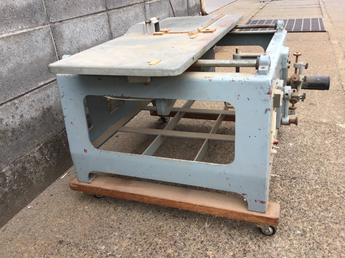 ☆売切☆日本精密機械 KM-600 組子取り機 木工機械◇要整備/現状渡し①