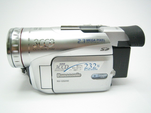 Panasonic miniDVビデオカメラ NV-GS200 ④ ☆ハローカメラ☆ 0654 Panasonic NV-GS200 (miniDVテープ使用) ビデオ
