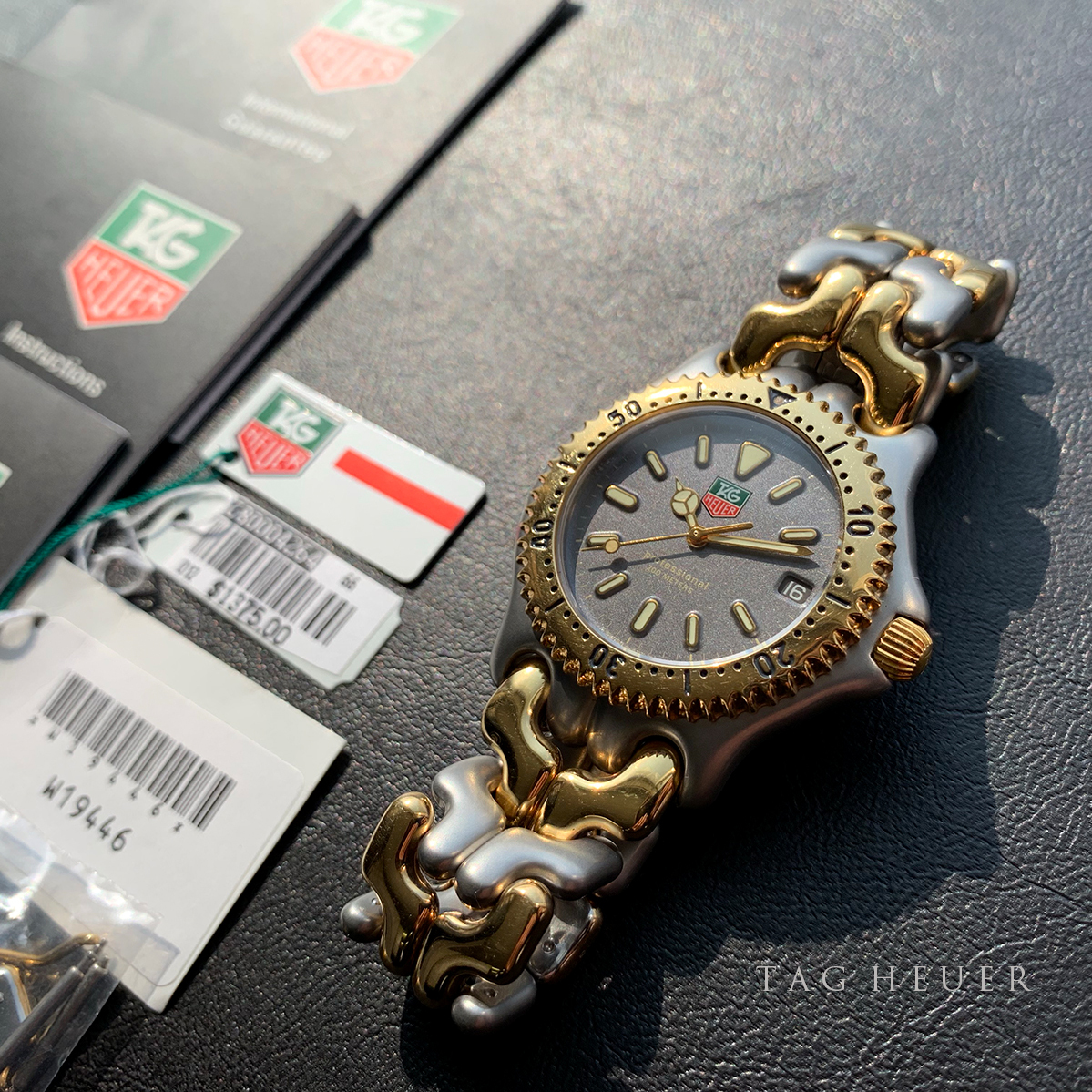 【新品，大人気】 稼働品 ギャランティー 他付属品有 タグホイヤー TAG HEUER セル プロフェッショナル S95.206K クォーツ メンズ ウォッチ 動作 腕時計(その他)｜売買されたオークション情報、yahooの商品情報をア その他