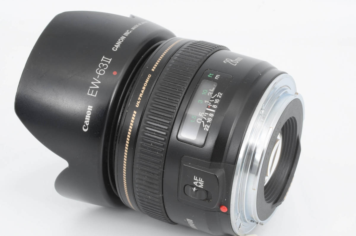 美品 CANONキャノン 単焦点レンズ EF 28mm F1.8 USM