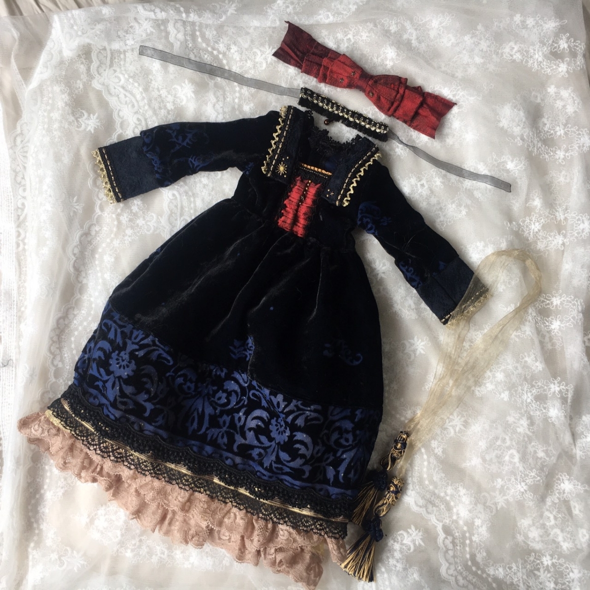 ディーラー様製 ドレス ドレスセット SD ドール服SD少女 MILKDOLL様 