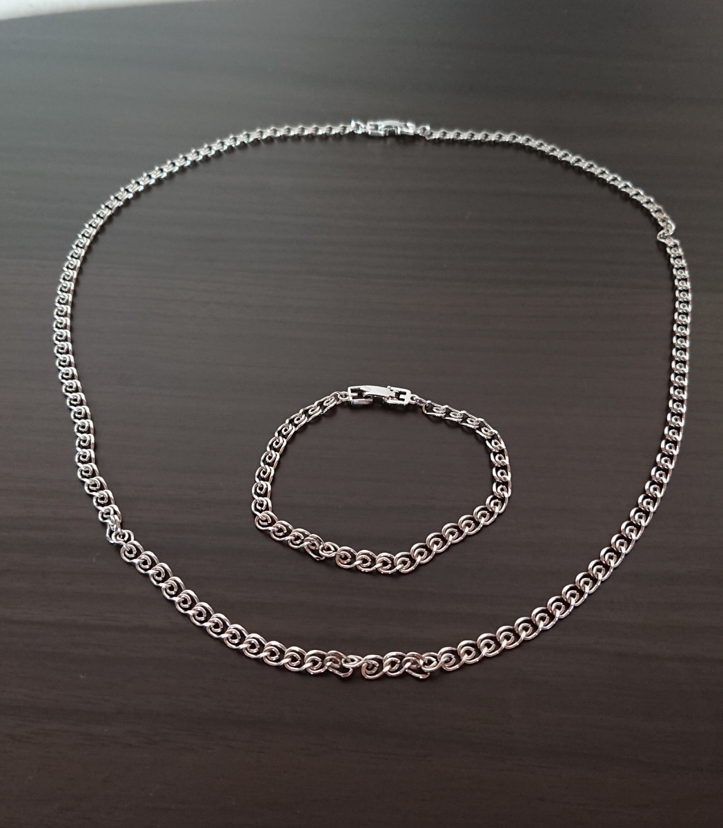 GIVENCHY ジバンシー チェーン ネックレス ブレスレット セット GIVENCHY ジバンシー チェーン ネックレス ブレスレット セット