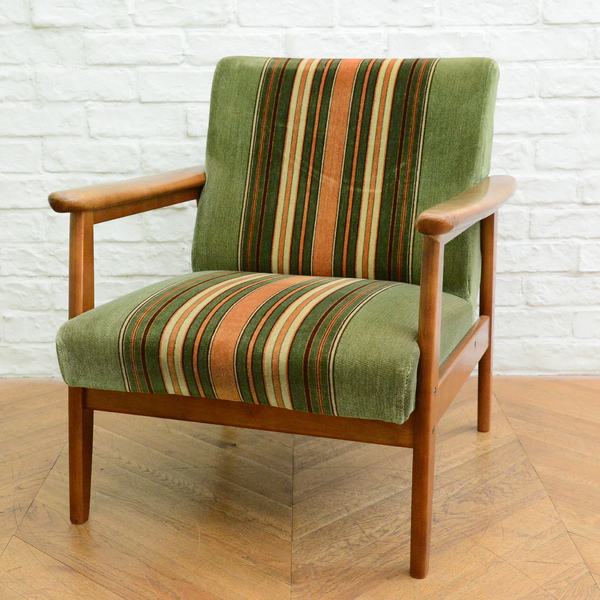 ヴィンテージ つくっ オールドカリモクFURNITURE シングルソファ 1人掛け