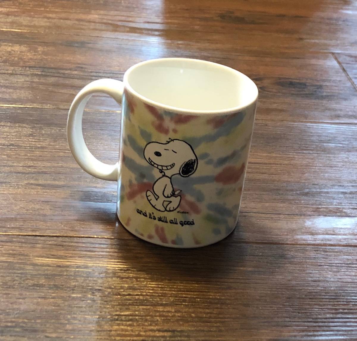 新品 正規☆ STUSSY × PEANUTS 18SS スヌーピー タイダイ マグカップ 