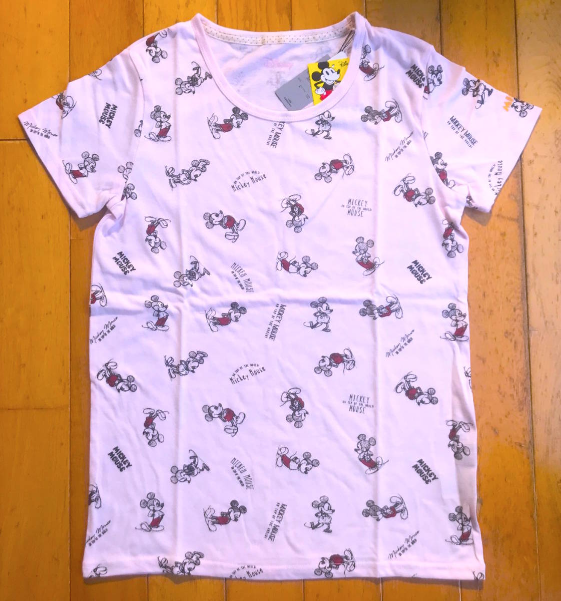 ディズニー Disney レディース 婦人 タグ付 ミッキーマウス デッサンイラスト柄 プリント 半袖tシャツ Pk Lサイズ 1650 Lサイズ 売買されたオークション情報 Yahooの商品情報をアーカイブ公開 オークファン Aucfan Com
