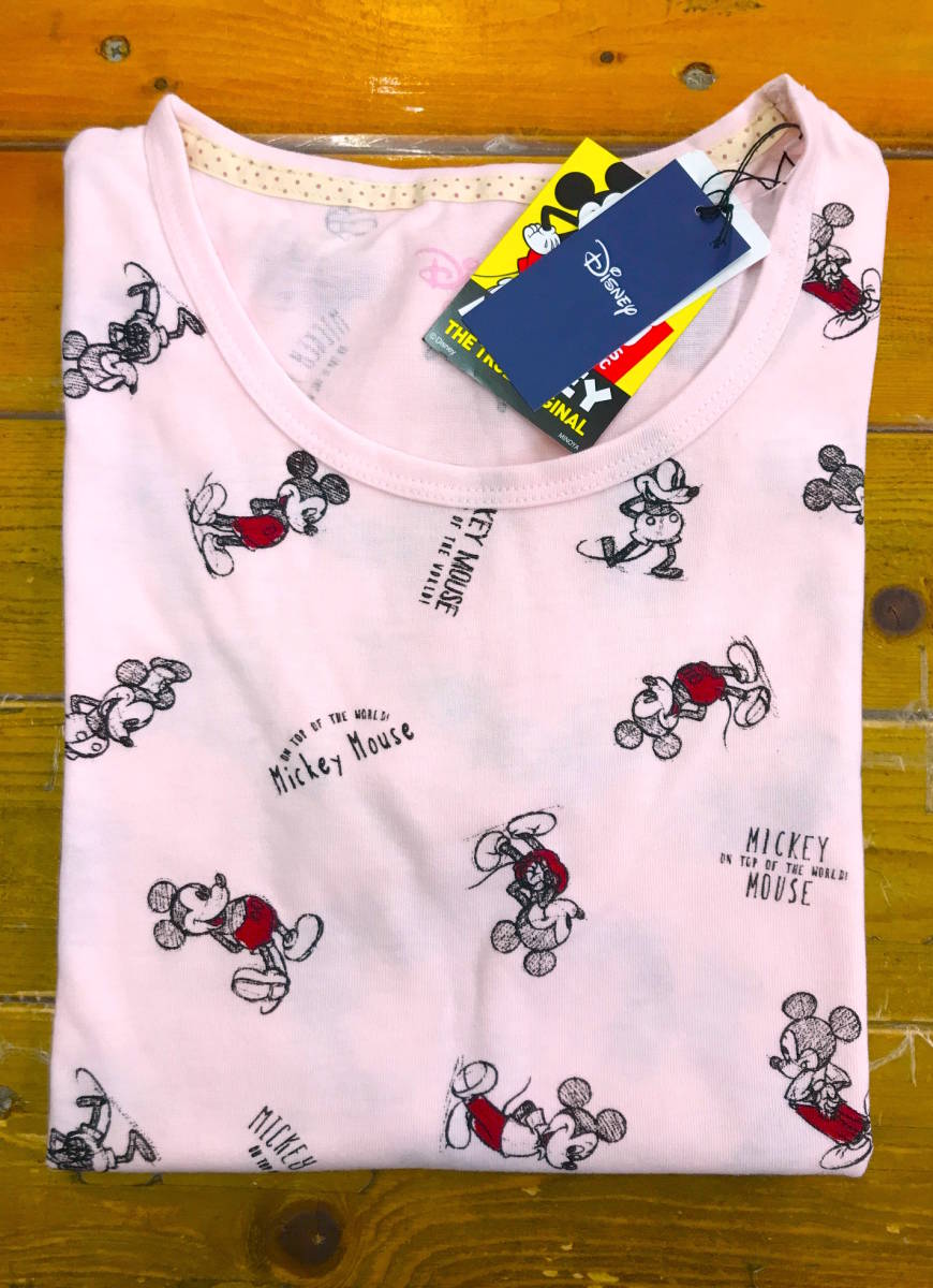 ディズニー Disney レディース 婦人 タグ付 ミッキーマウス デッサンイラスト柄 プリント 半袖tシャツ Pk Lサイズ 1650 Lサイズ 売買されたオークション情報 Yahooの商品情報をアーカイブ公開 オークファン Aucfan Com