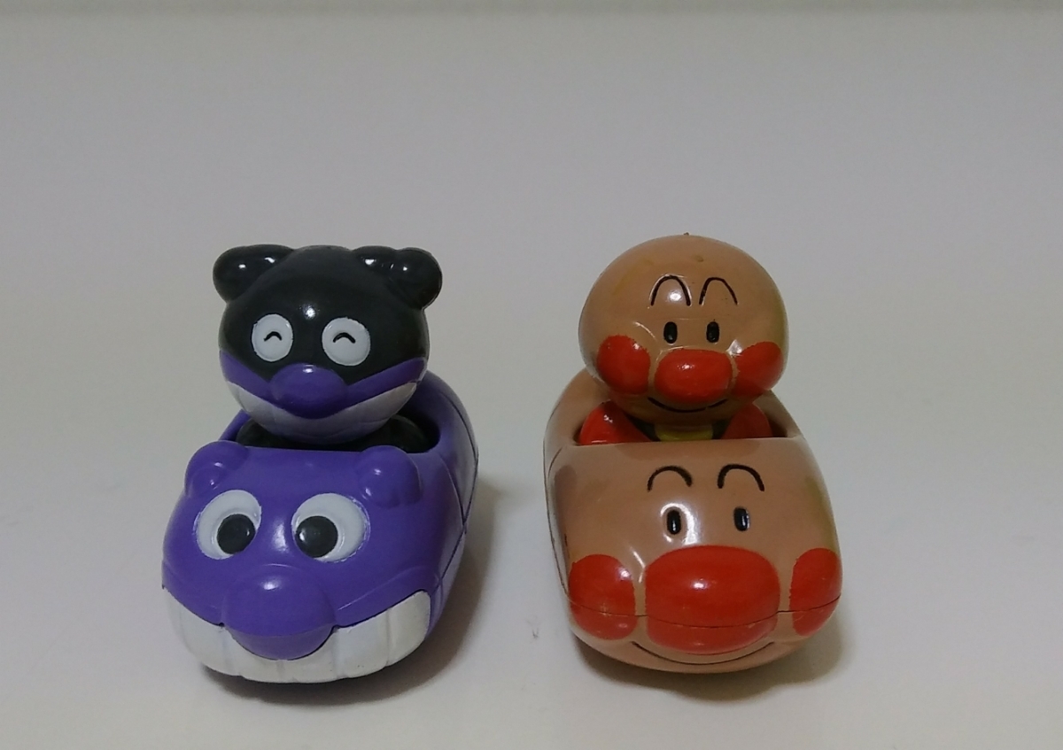 BANDAI 1994 アンパンマン 虹のドライブ 動作確認済 レトロ 玩具 