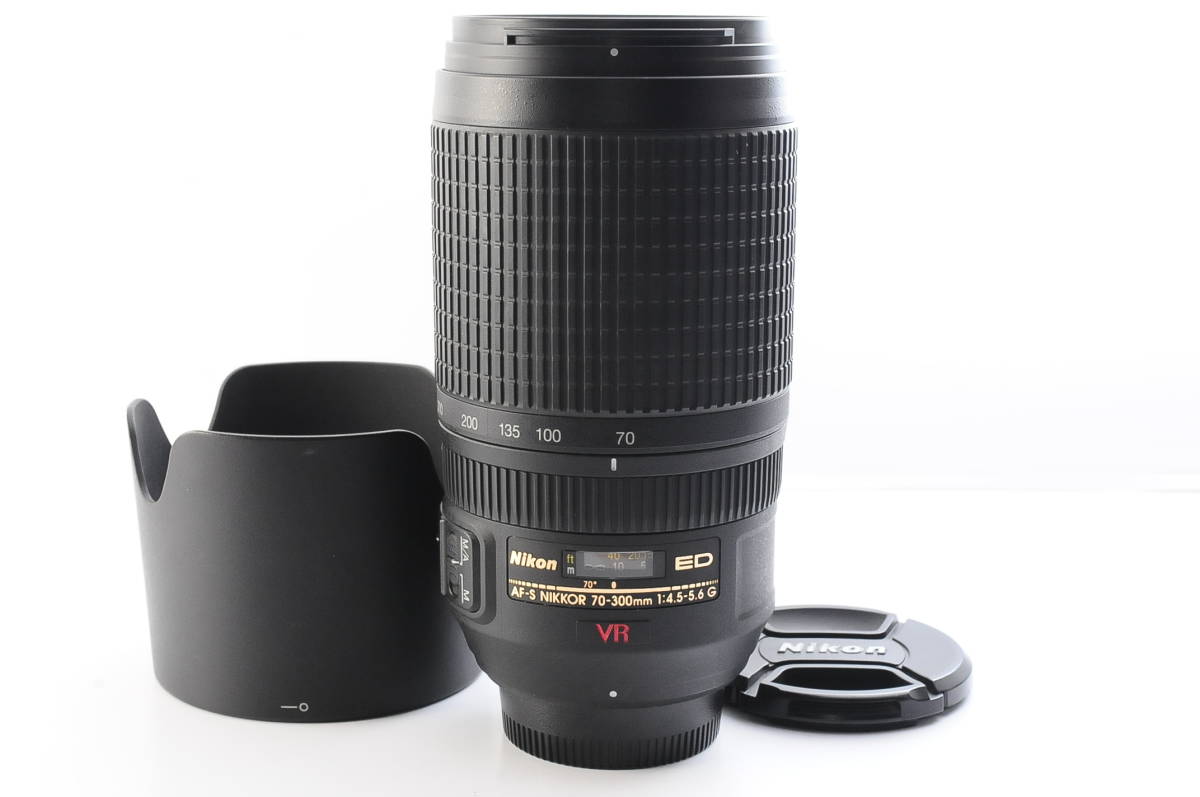 70-300mm AF Nikon Zoom ED Nikkor VR AF-S F4-5.6G NIKKOR - ブラック 