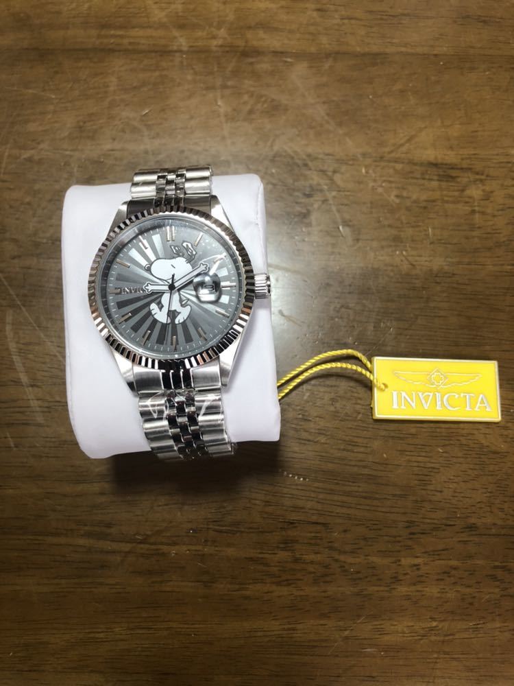 インビクタ スヌーピーコラボ 腕時計 シルバー 限定価格 人気商品 invicta スヌーピーコラボ 腕時計 海外限定 Men's ladies