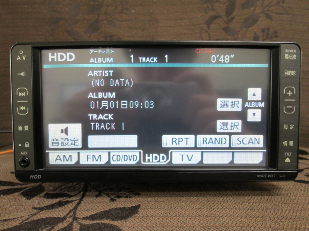 2015年＞＞ トヨタ純正 HDDナビ 整備済／保証　 NHDT-W57 ＜＜AUX 売切り♪　 　M1685 純正 ナビ 2025年最新Yahoo!オークション 整備済み NSCP-W64 カーナビ（カーナビ・カーエレクトロニクス