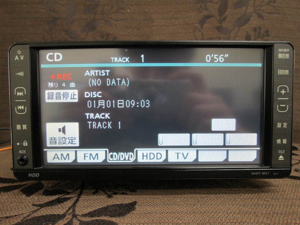 2015年＞＞ トヨタ純正 HDDナビ 整備済／保証　 NHDT-W57 ＜＜AUX 売切り♪　 　M1685 純正 ナビ 2025年最新Yahoo!オークション 整備済み NSCP-W64 カーナビ（カーナビ・カーエレクトロニクス