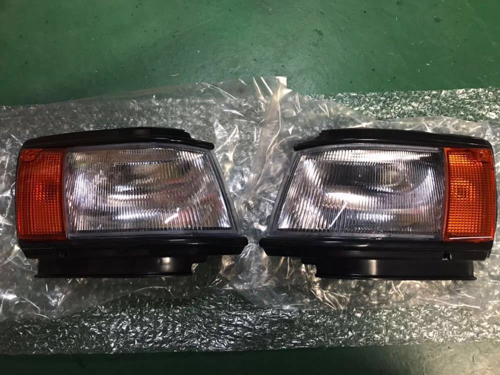 AE86レビンlevin後期 ウィンカーコーナーマーカーサイドマーカーレンズオレンジ左右セット 新品 社外品