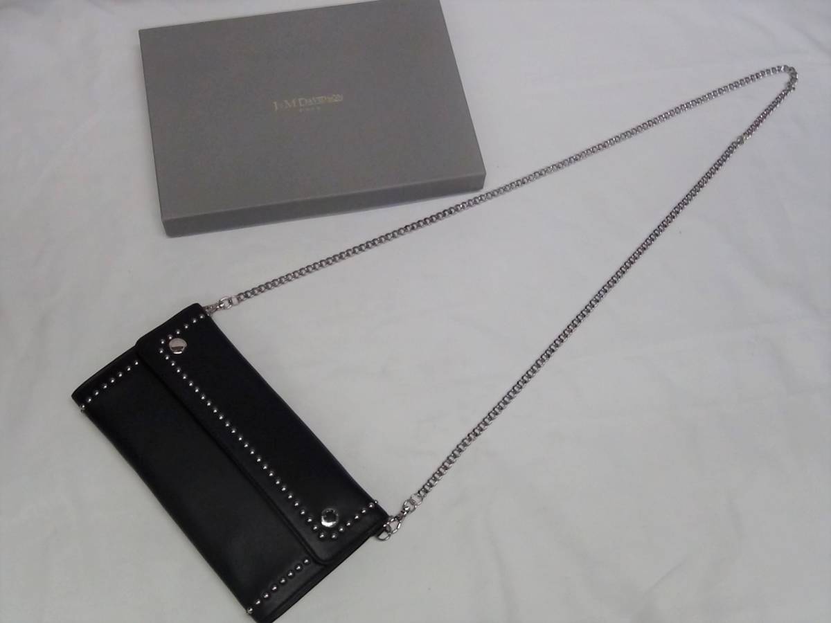☆J&M Davidson スタッズ トラベルポーチ ブラック☆ジェイアンドエム
