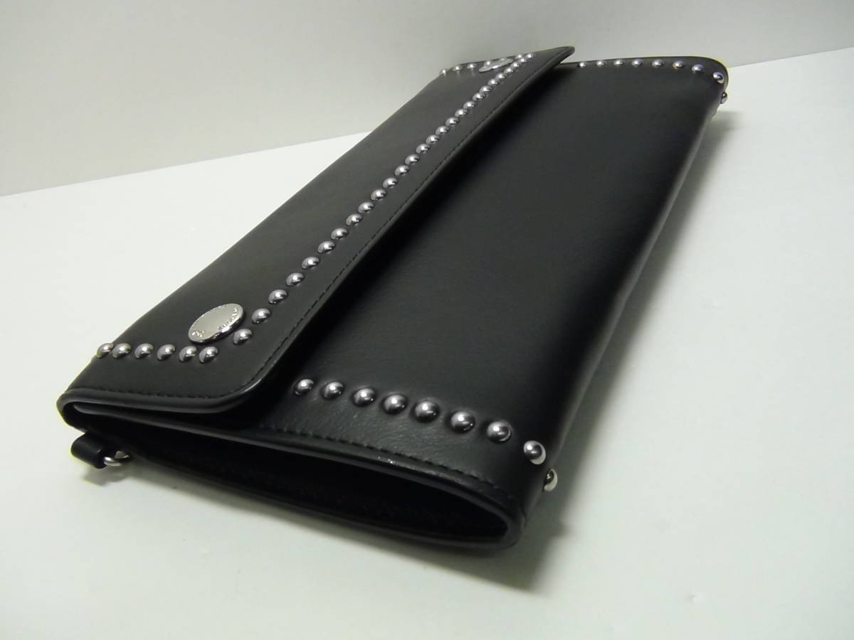 ☆J&M Davidson スタッズ トラベルポーチ ブラック☆ジェイアンドエム 