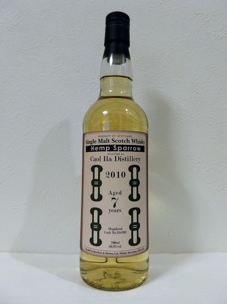  ヘンプスパロー カリラ2010 7年 四索 Hemp Sparrow Caol Ila 限定(アイラ)｜売買されたオークション情報、yahooの商品情報をアーカイブ公開 - オークファン シングルモルト