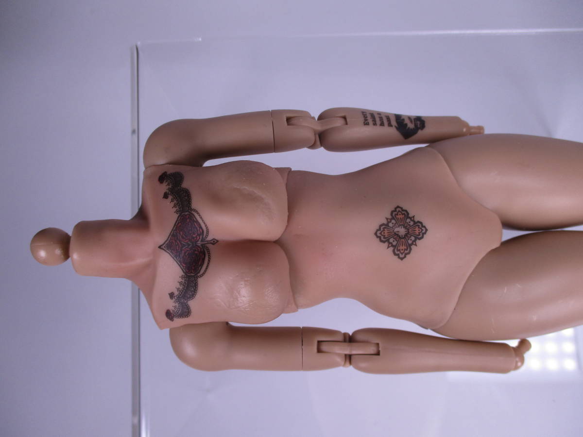 DAM Gangsters Kingdom Spade6 Ada 素体 タトゥー 刺青 ホットトイズ 系 1/6 フィギュア クールガール