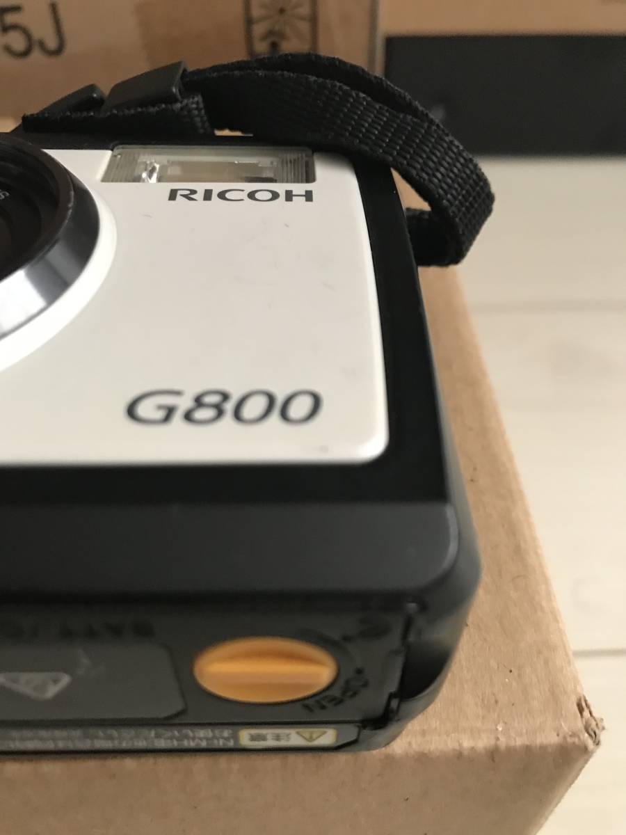 ☆RICOH リコー 現場用防水・防塵デジタルカメラ G800【中古】 ☆RICOH