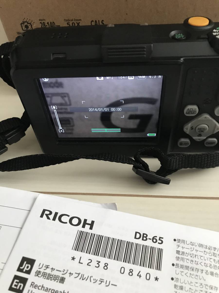 ☆RICOH リコー 現場用防水・防塵デジタルカメラ G800【中古】 ☆RICOH