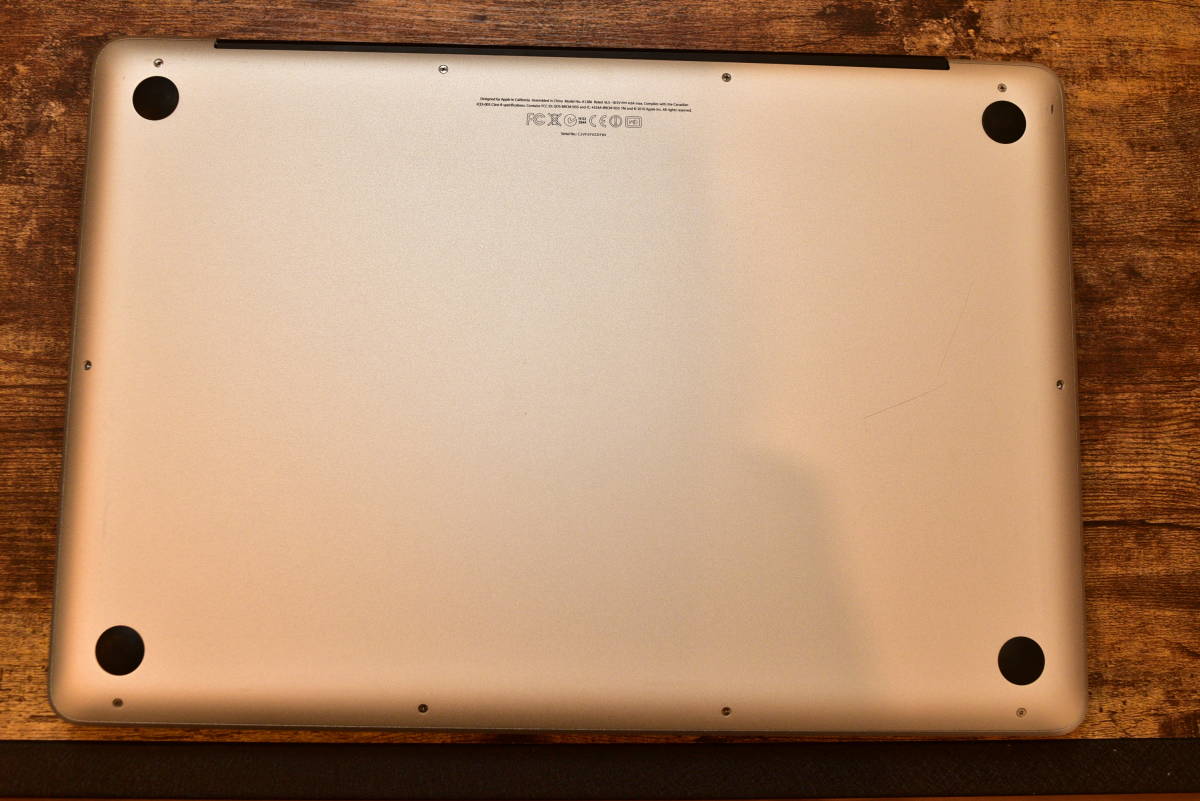 ジャンク】MacBook Pro 15-inch， Early 2011 A1286 HDD， バッテリーなし