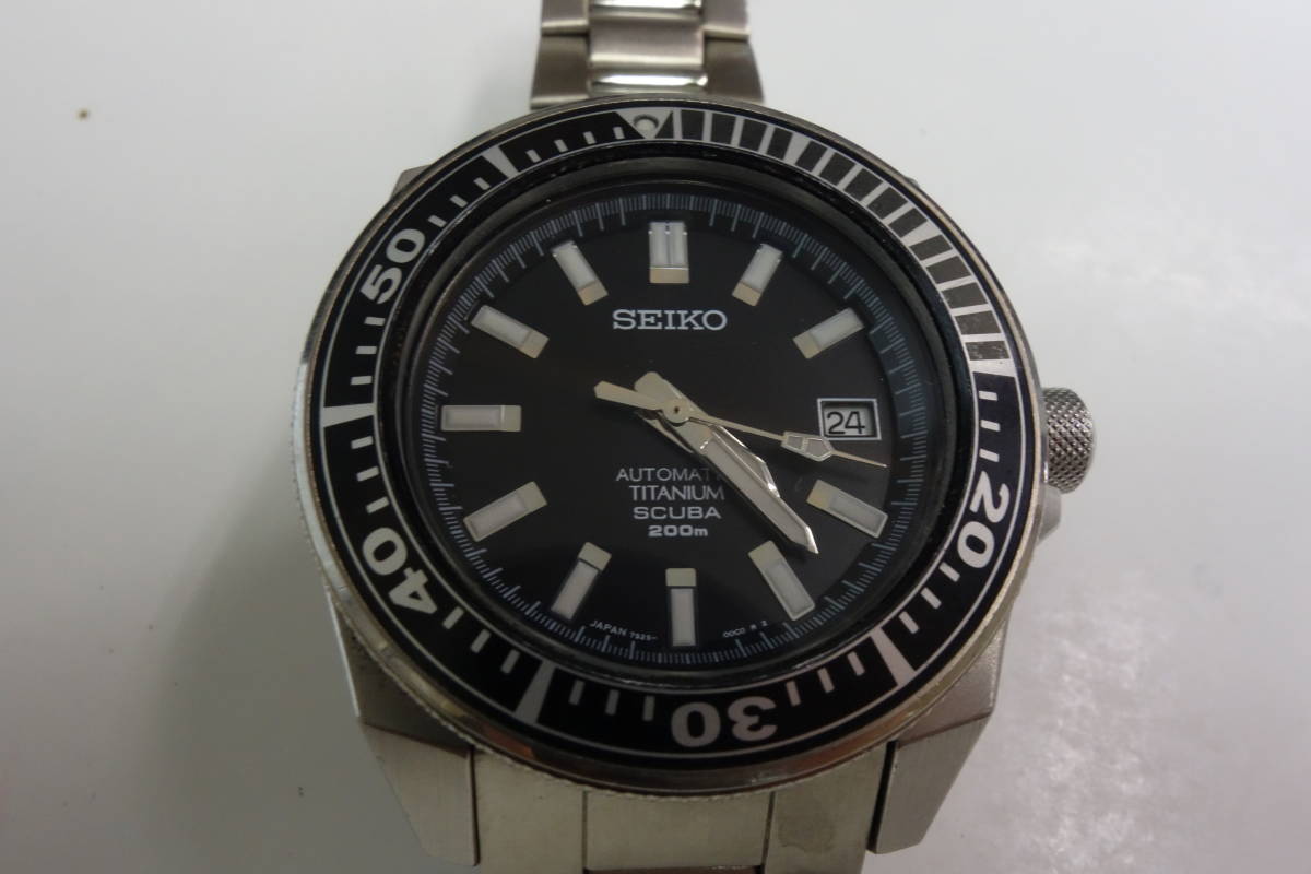 ★SEIKO★セイコー★AIR DIVER'S★PROSPEX★プロスペック★ブラックサムライ★自動巻き★7S25-00D0★稼働品