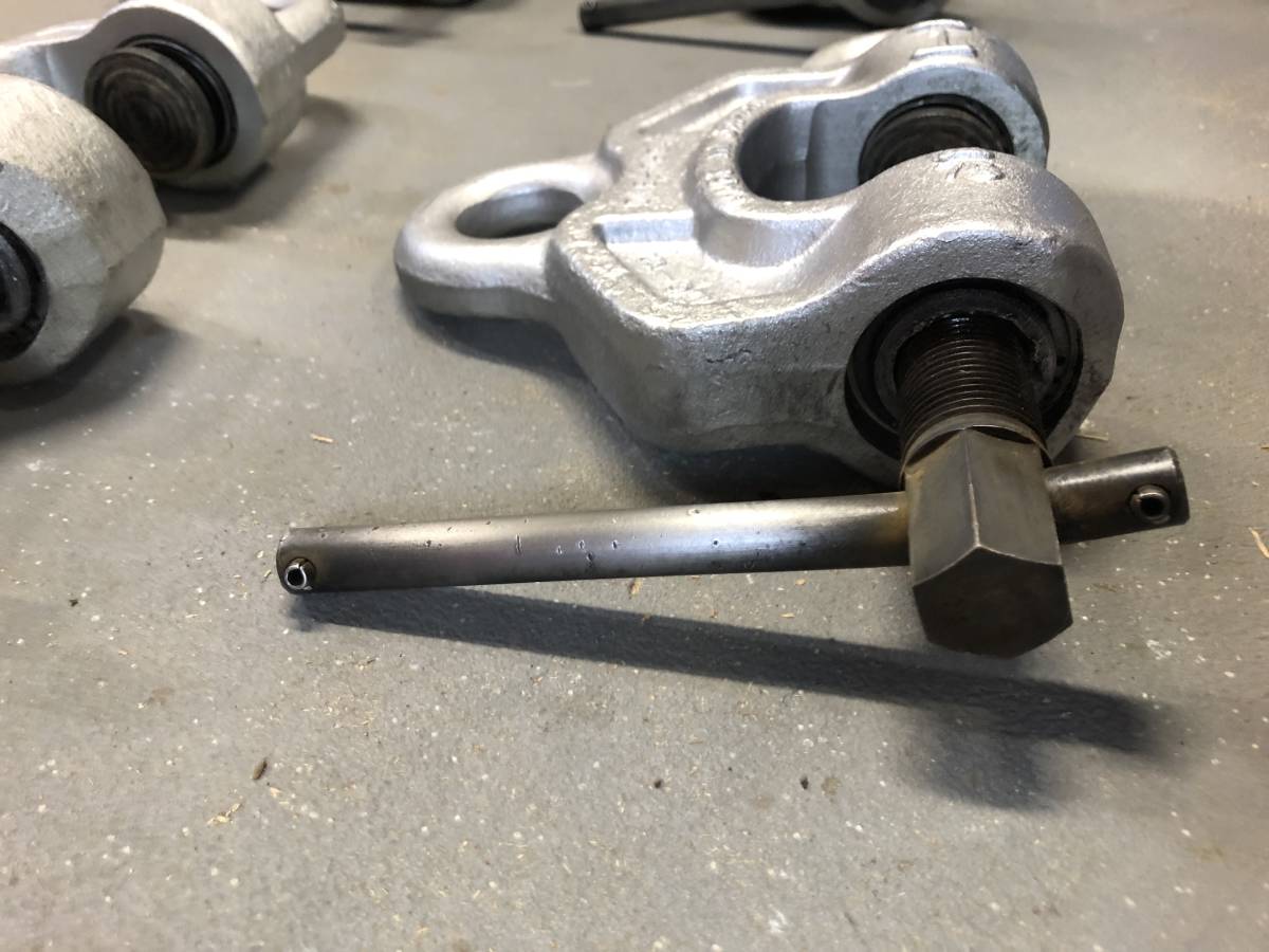 イーグルクランプ 1t SBB 1-40㎜ 4台セット 玉掛 吊具 中古 良好品