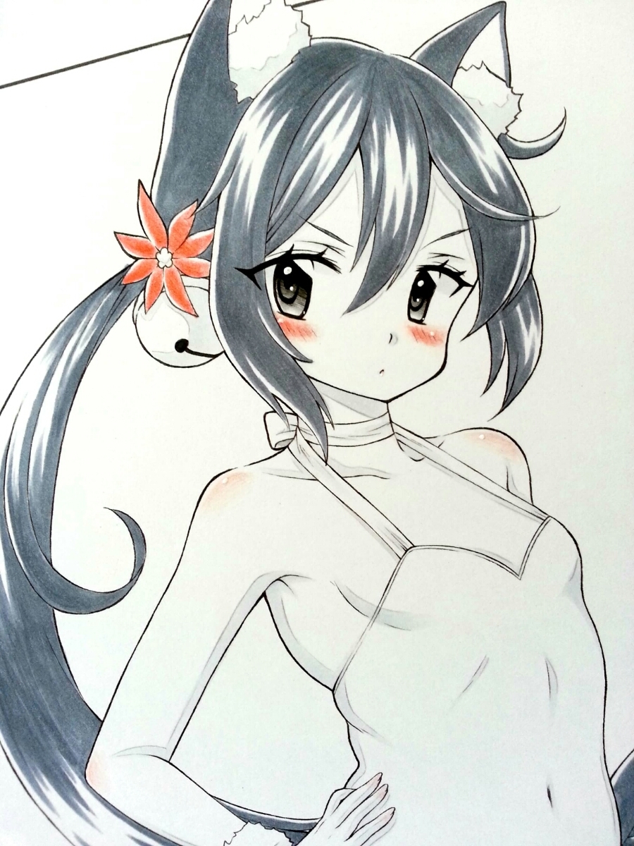 手描きイラスト 艦これ 曙 猫耳 手描きイラスト 売買されたオークション情報 Yahooの商品情報をアーカイブ公開 オークファン Aucfan Com