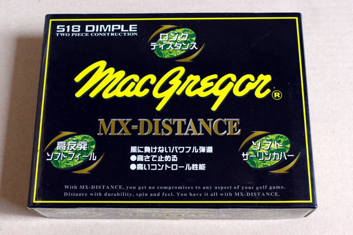 Macgregor マグレガー MX-DISTANCE MXディスタンス 箱入り 1ダース(1ダース)｜売買されたオークション情報、yahoo ...