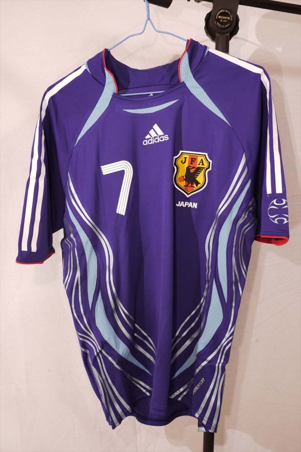 adidas 7番 中田英寿 代表ユニフォーム 06年 ドイツW杯 ワールドカップ