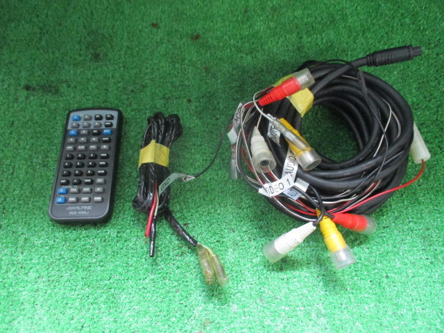 514730★ALPINE アルパイン【TMX-R1100】10.2 インチ フリップダウン モニター★後席 モニター★ステー 付★動作OK★