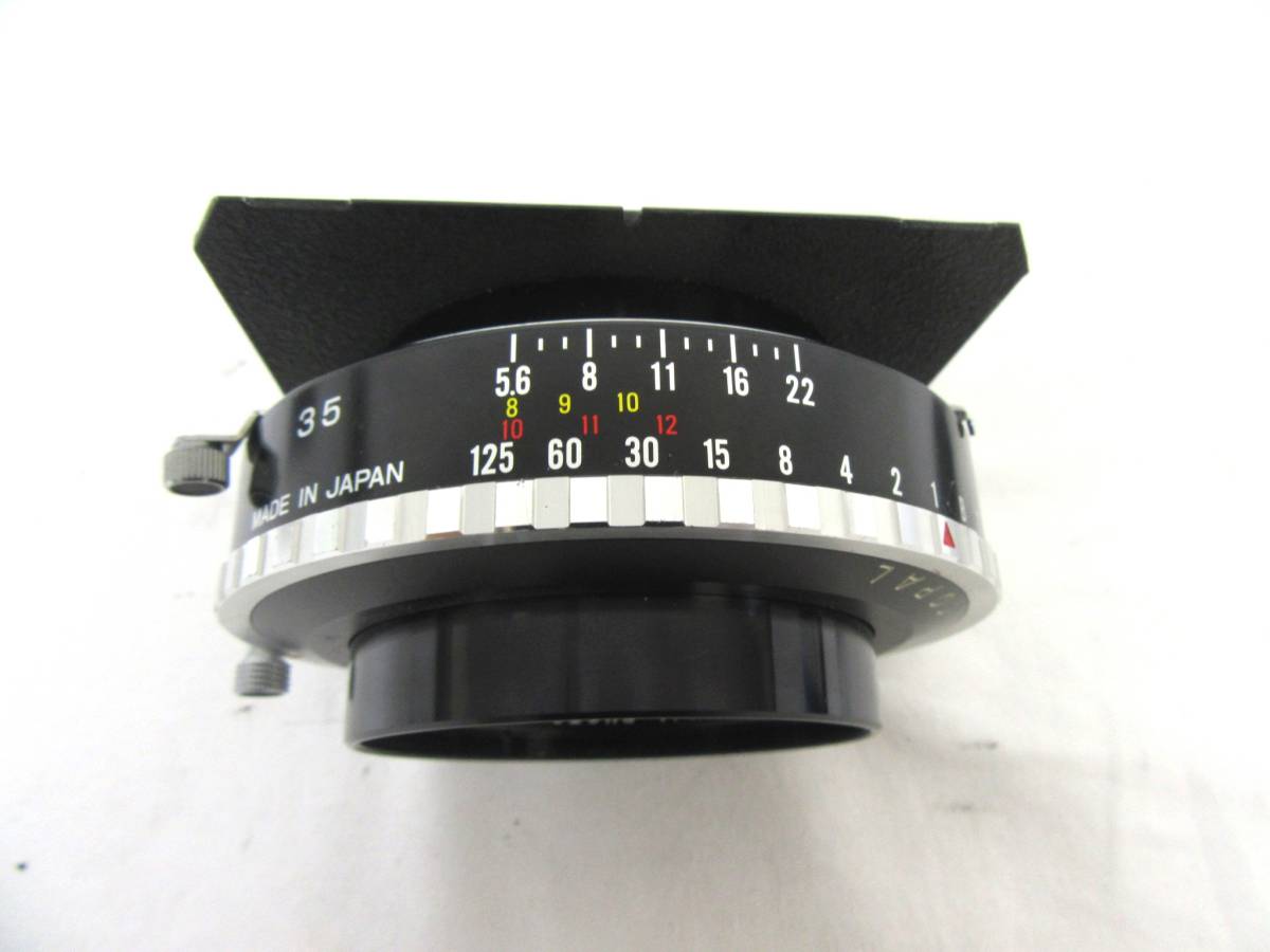 【FUJI/フジ】FUJINON SF/⑥⑫/1:5.6 250mm/783190/COPALシャッター/WISTAボード/No1 希少ミンナノ×ポーター MIN-NANO×PORTER スウェード切替バックパック