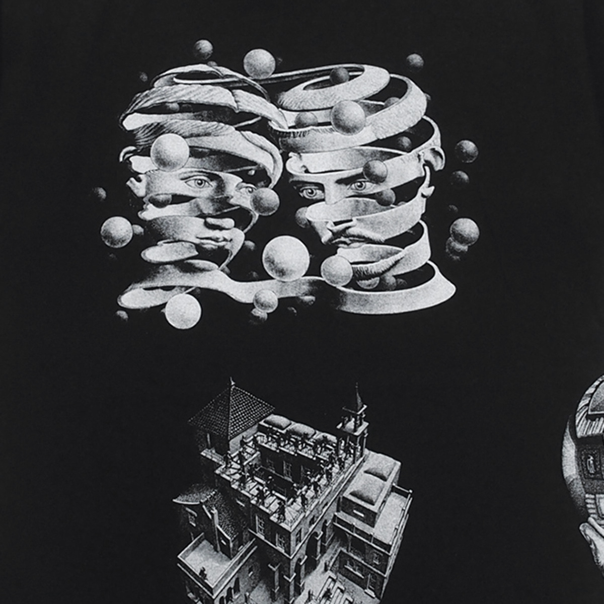 Supreme - M.C. Escher Collage Tee 黒L シュプリーム - マウリッツ