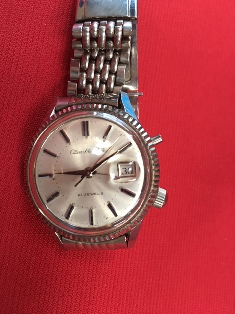 CITIZEN 腕時計 アラームデイト/シチズン ALARM DATE 51301α-Y 21石 手