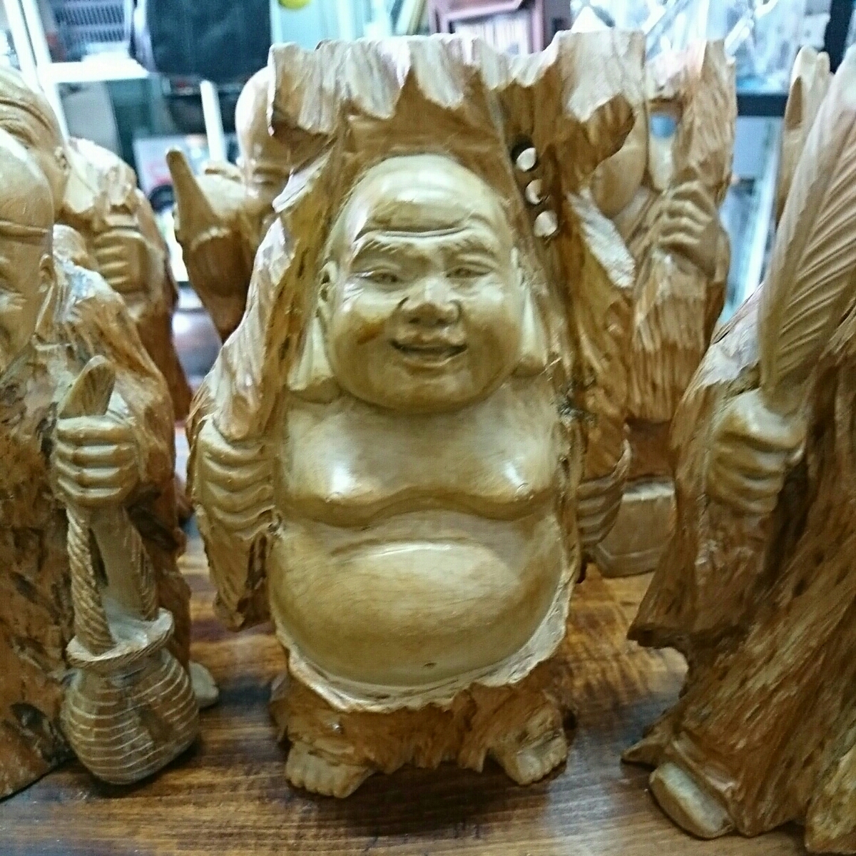 七福神 木彫 縁起物 七福神 7体セット 木彫り 7体セット 開運 七福神 木彫 縁起物 七福神 7体セット 木彫り 7体セット 開運