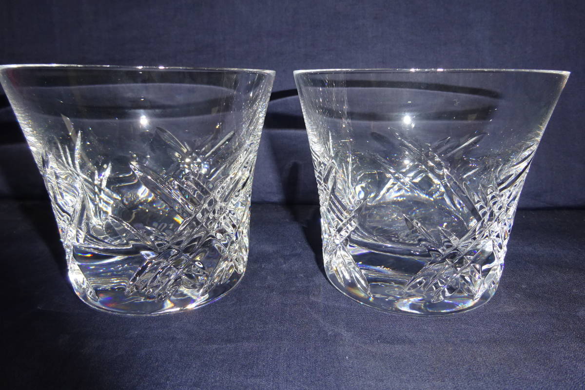 バカラ ロ ックグラス 未使用 2個 共箱 未使用 美品_2