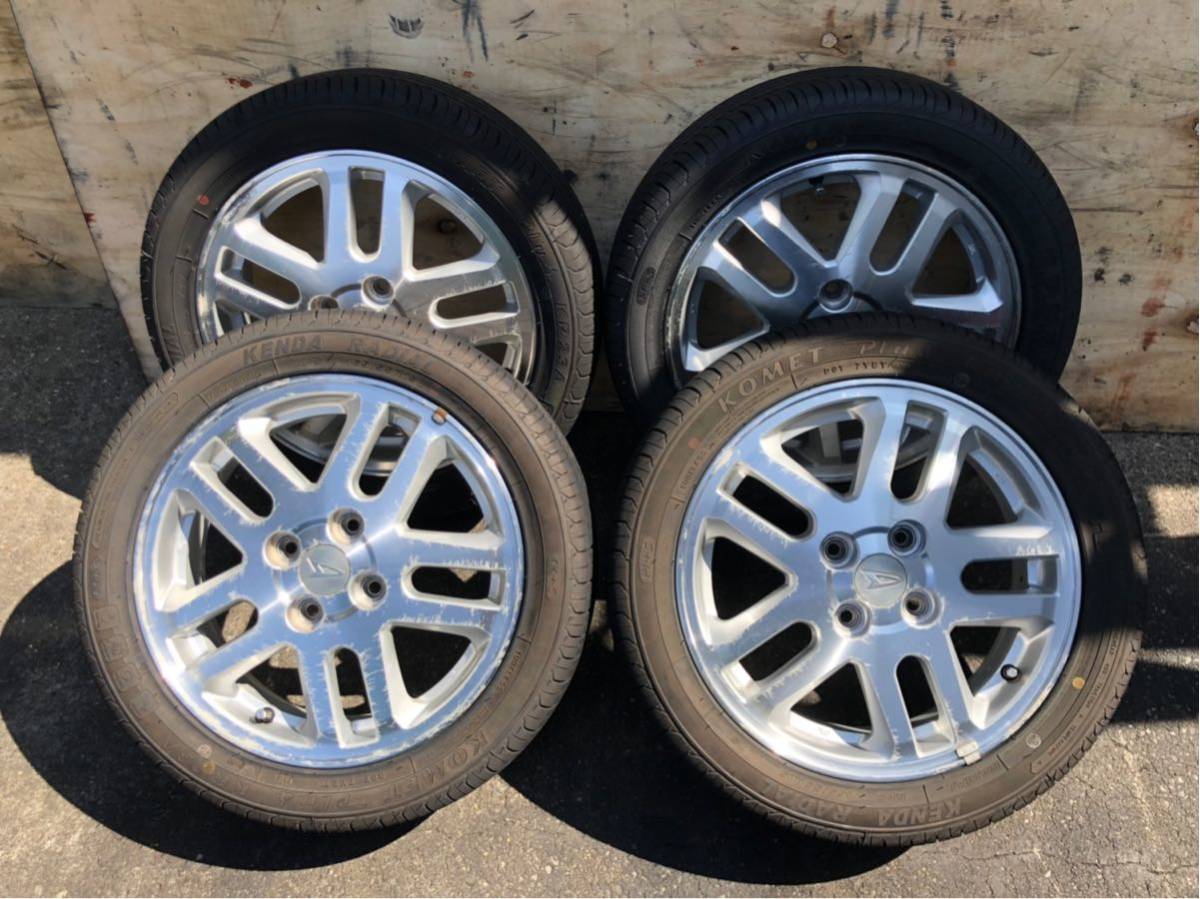 ダイハツ 純正 15インチアルミ 165/55R15 タイヤセット 4本